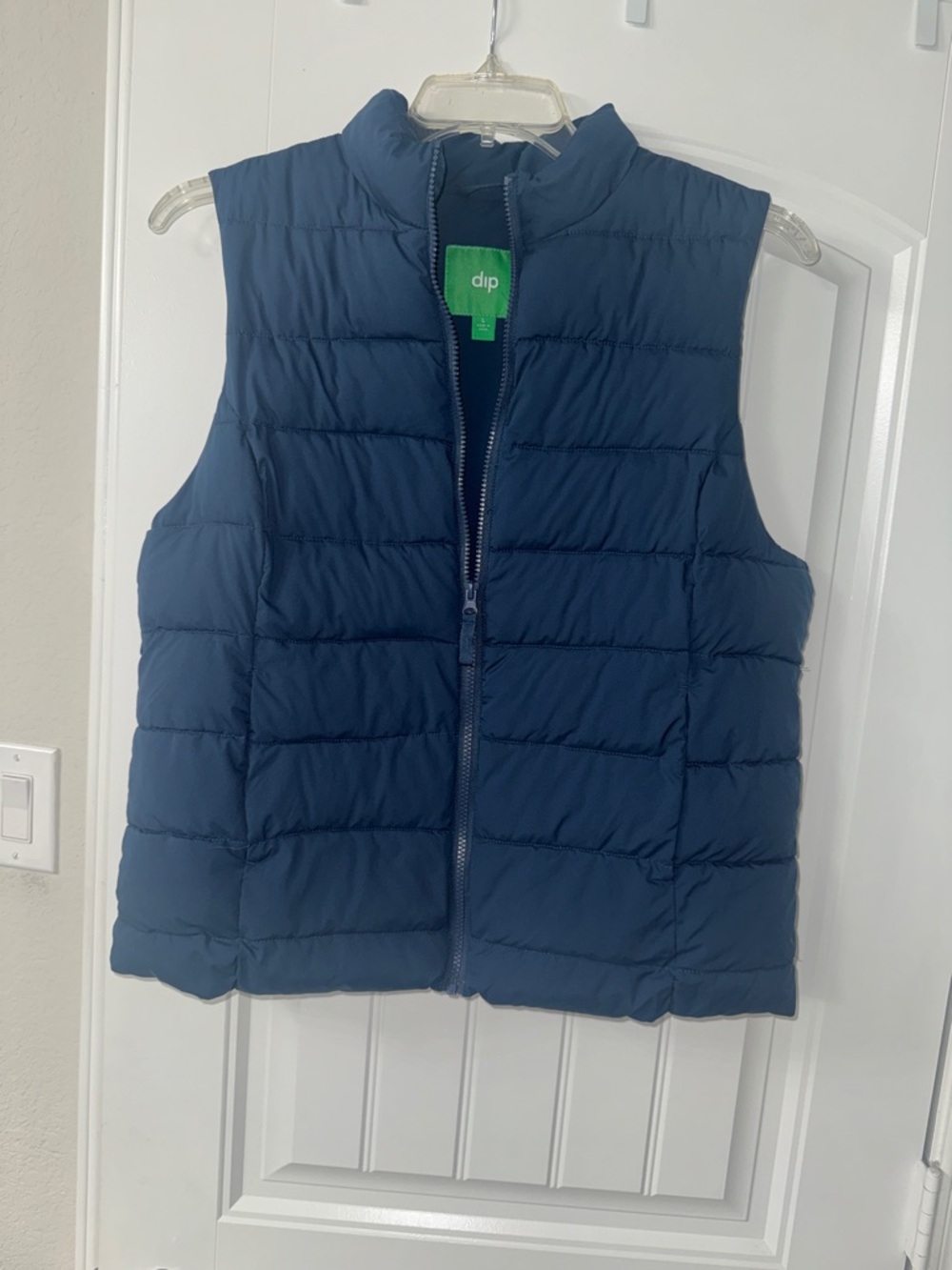 dip Navy Blue Quilted Puffer Vest